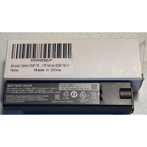 Rechargeable battery pack Li-ion 3.7v for use w/ DS8178 Series handheld scanner